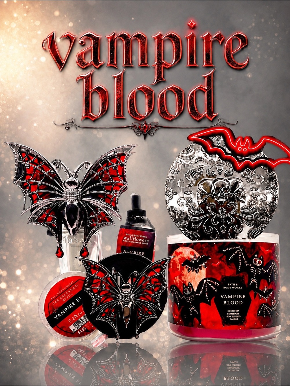 BBW 🦇 Vampire Blood 5 Pc Bat-terfly Halloween Collector Set